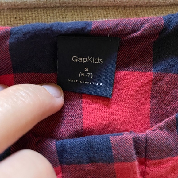 Girls Buffalo Plaid Flannel Dress - Picture 8 of 8